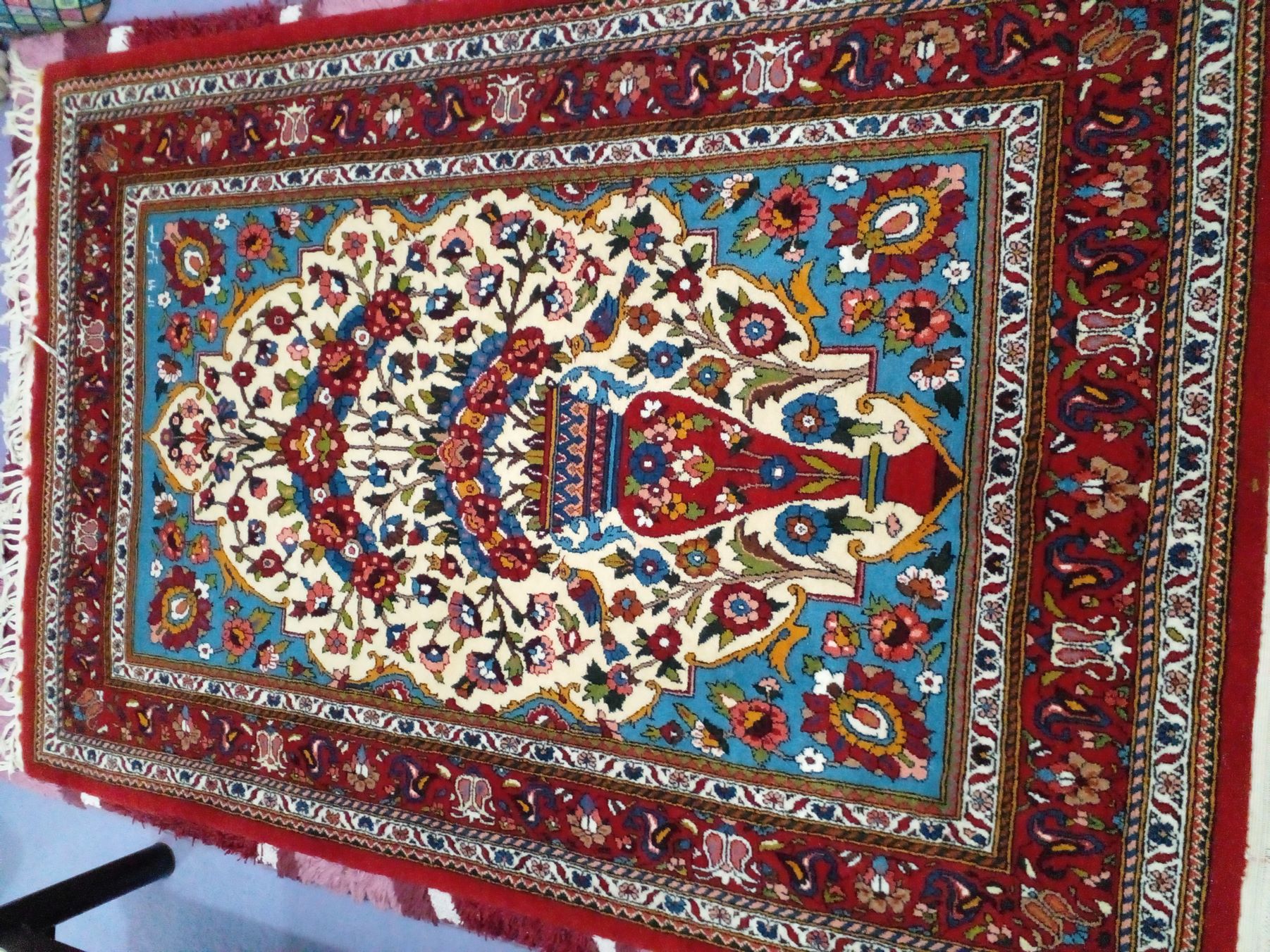 ثبت قالیچه دستباف